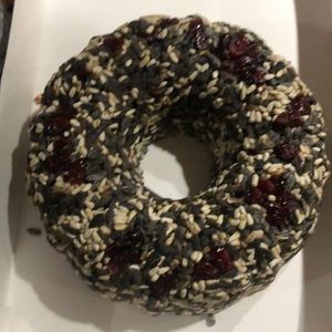Birdseed wreaths